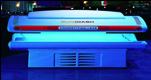 Inside Sun Dash Tanning Bed 232